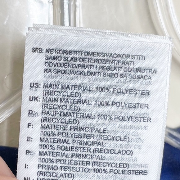 Adidas Parley For The Oceans Tie-Dye Short Sleeve T Shirt Blue Mens Medium - Picture 6 of 6